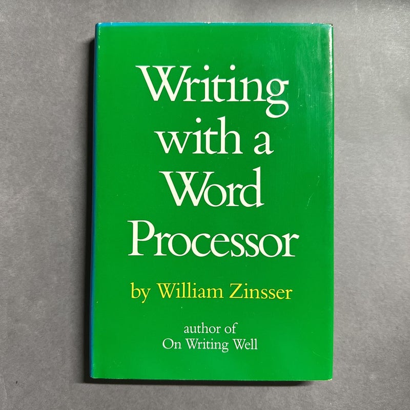 Writing with a Word Processor