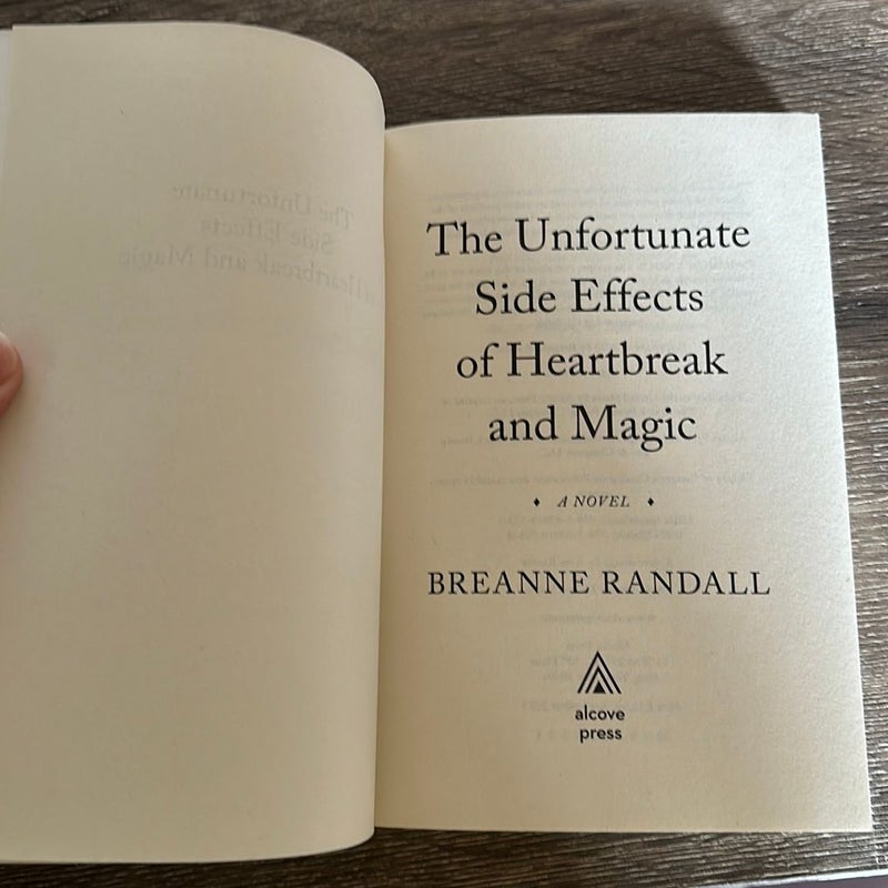 The Unfortunate Side Effects of Heartbreak and Magic by Breanne Randall, Paperback Pangobooks