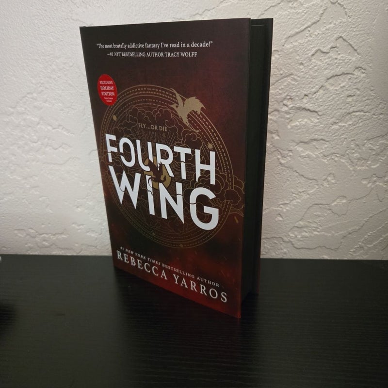 Fourth Wing Holiday Edition First Edition