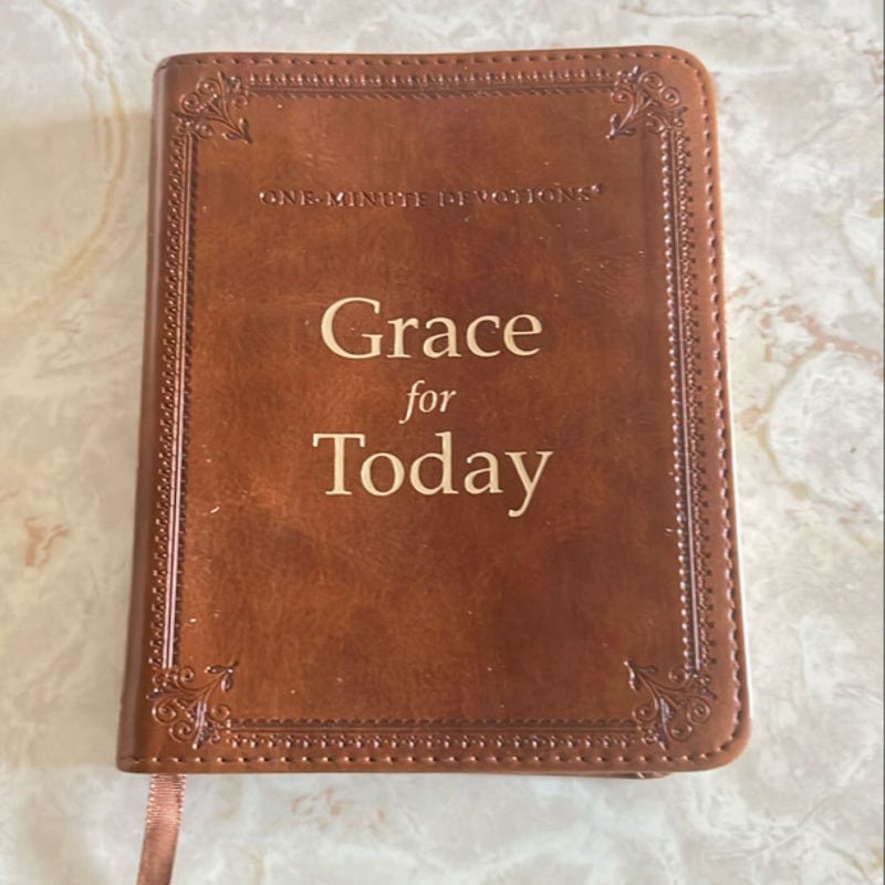 One Minute Devotions Grace for Today Luxleather