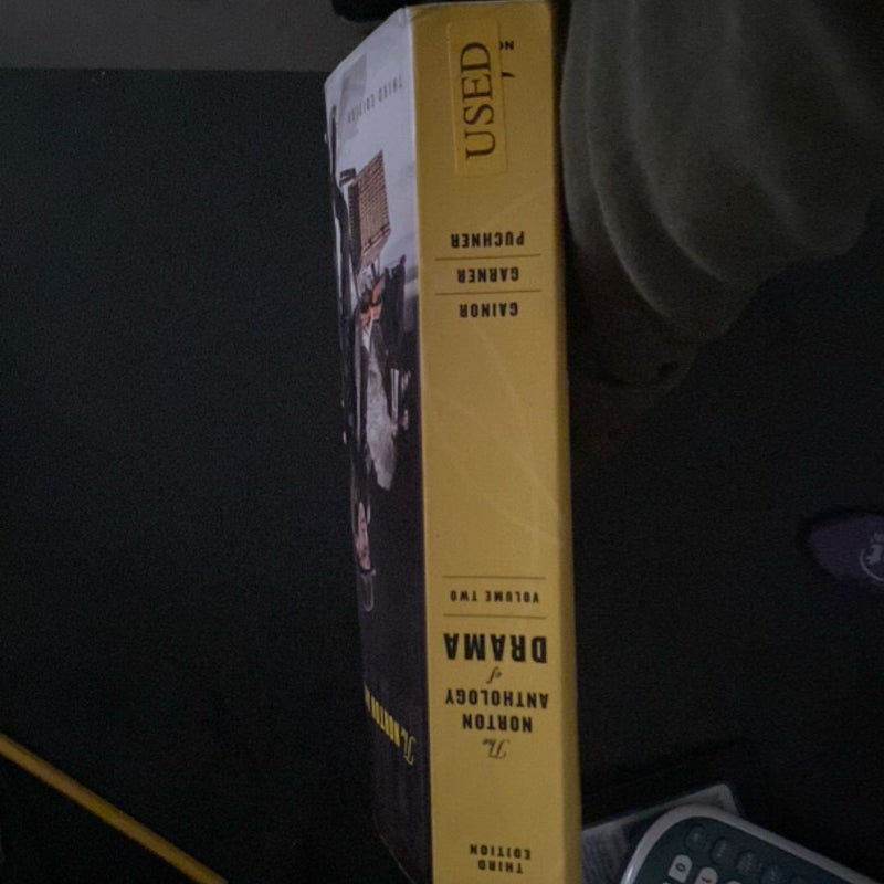 The Norton Anthology of Drama Third Edition 