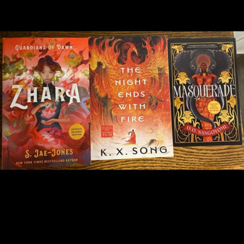 The Night Ends With Fire ARC BUNDLE