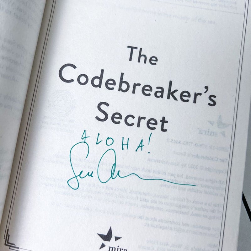 * AUTOGRAPHED * The Codebreaker's Secret