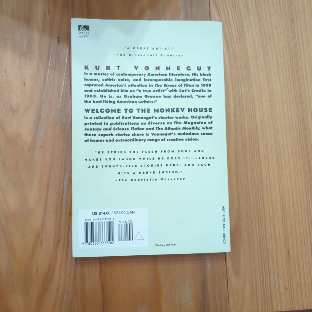 Welcome to the Monkey House by Kurt Vonnegut, Paperback | Pangobooks