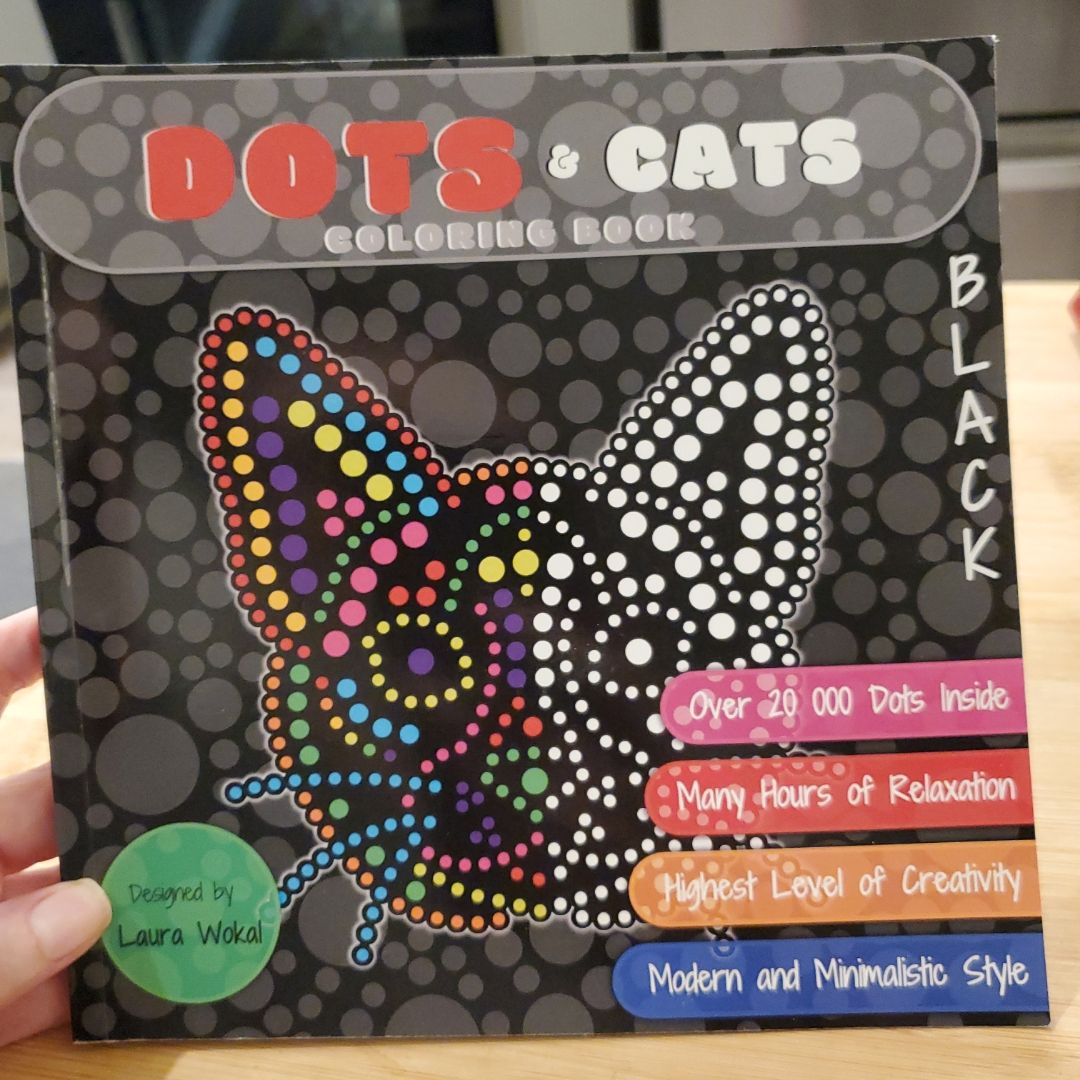 DOTS and Cats Coloring Book