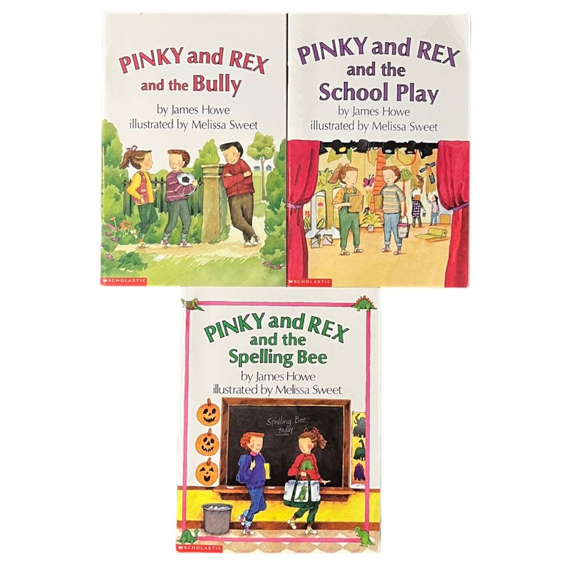 3 Pinky & Rex Books 