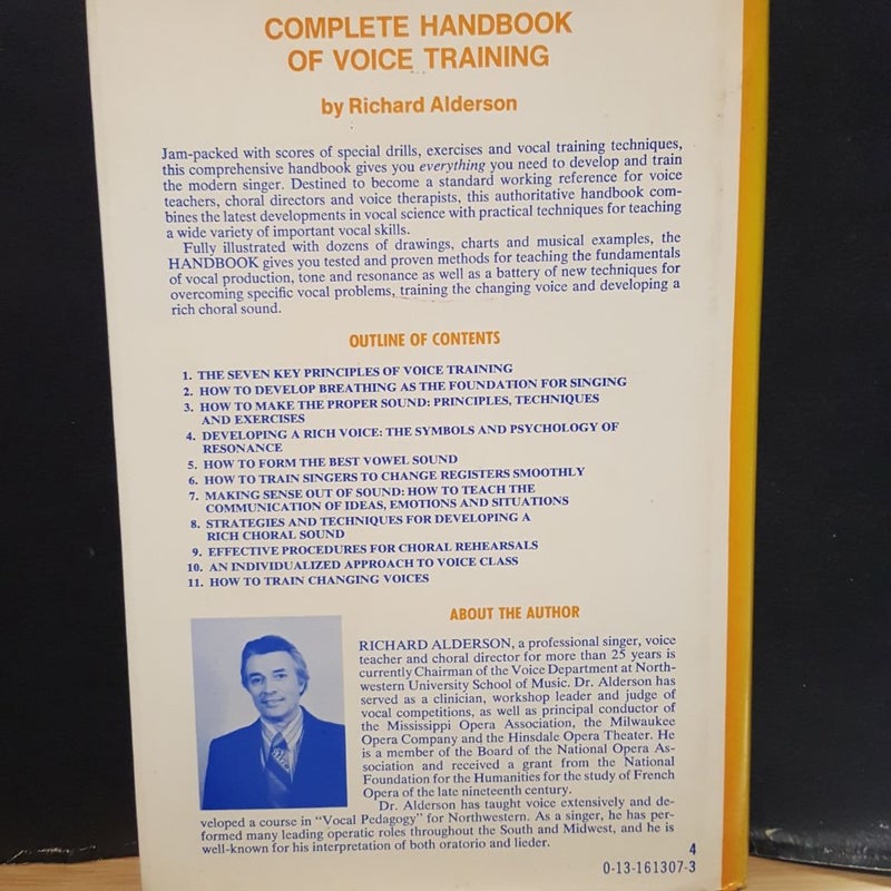 Complete Handbook of Voice Training