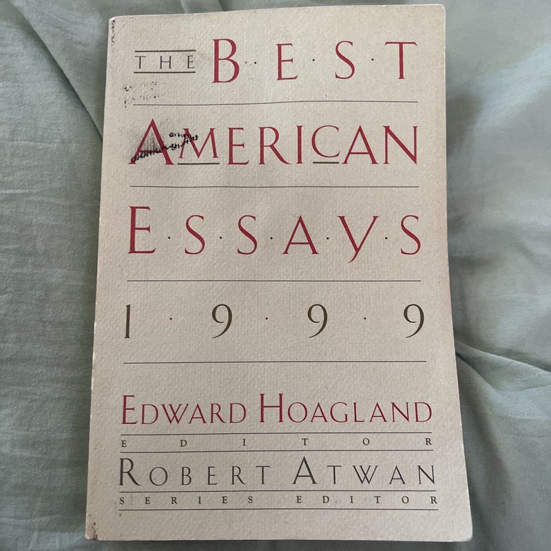 The Best American Essays 1999