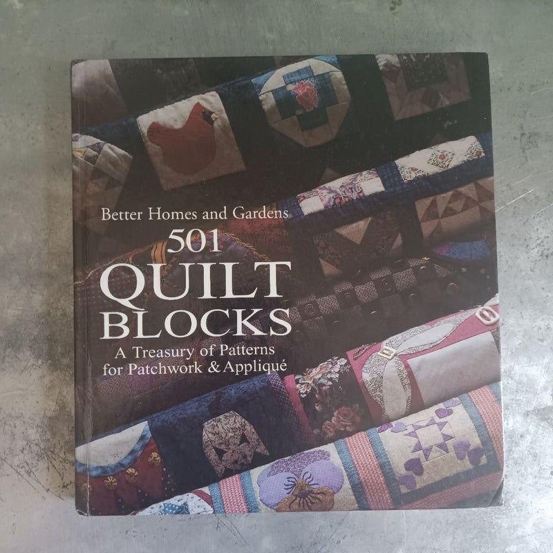 Better Homes and Gardens 501 Quilt Blocks