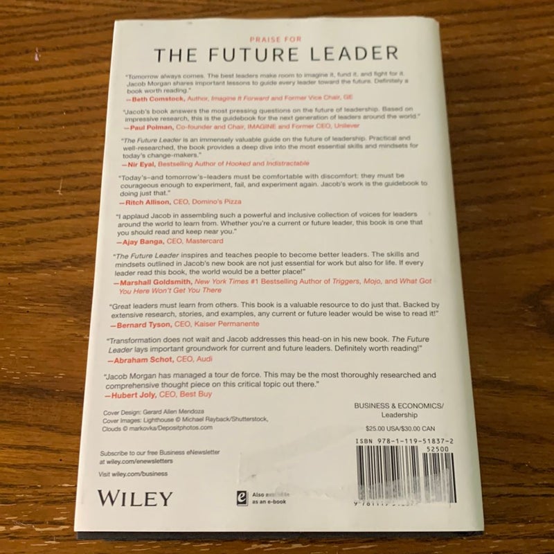 The Future Leader by Jacob Morgan, Hardcover | Pangobooks