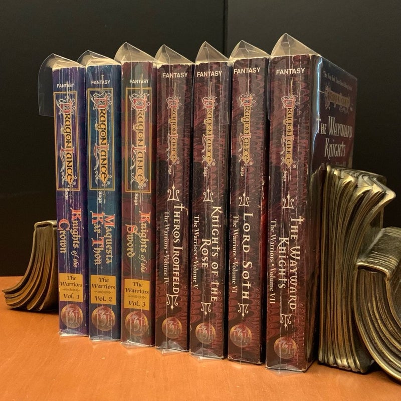 DragonLance: Complete Warriors Series 1-7 Set: Knights of the Crown, Maquesta Kar-Thon, Knights of the Sword, Theros Ironfeld, Knights of the Rose, Lord Soth, The Wayward Knights