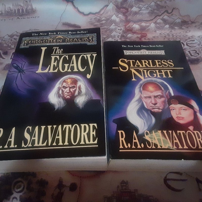 Forgotten Realms Drizzt Do'Urden books Legacy, Starless Night