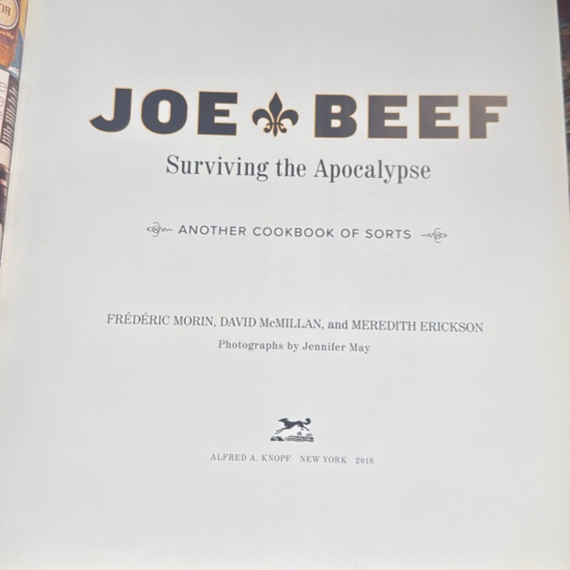 Joe Beef: Surviving the Apocalypse