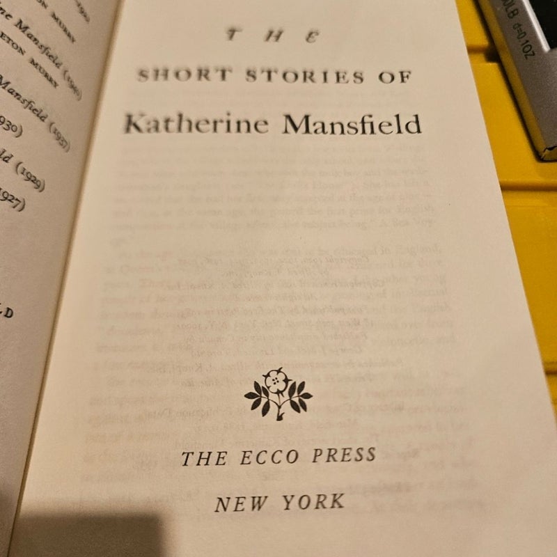 The Short Stories of Katherine Mansfield