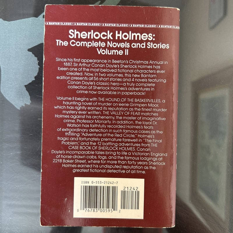 Sherlock Holmes: The Complete Novels and Stories Volume II (Bantam Classic Edition 1986)