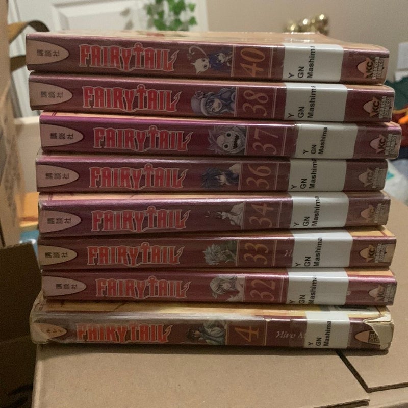 Fairy Tail Manga Lot (8)