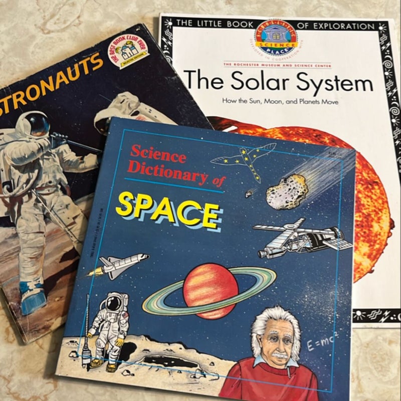 Space Science bundle of 3 books