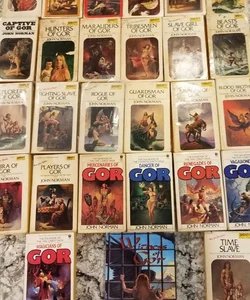 First 25 original Gor books,  paperbacks