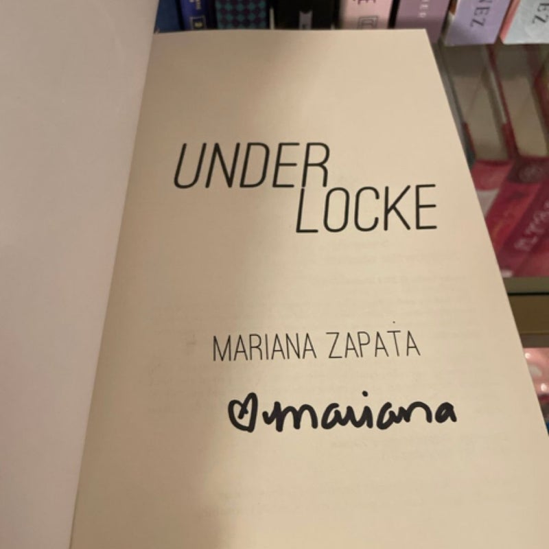 SIGNED Under Locke by Mariana Zapata