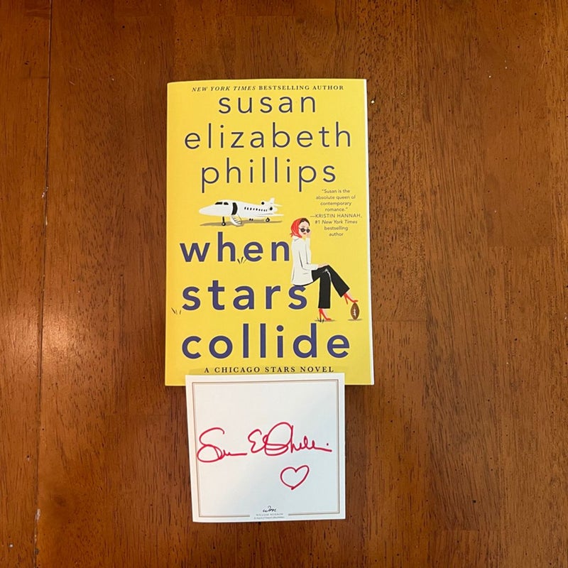 When Stars Collide by Susan Elizabeth Phillips - Signed