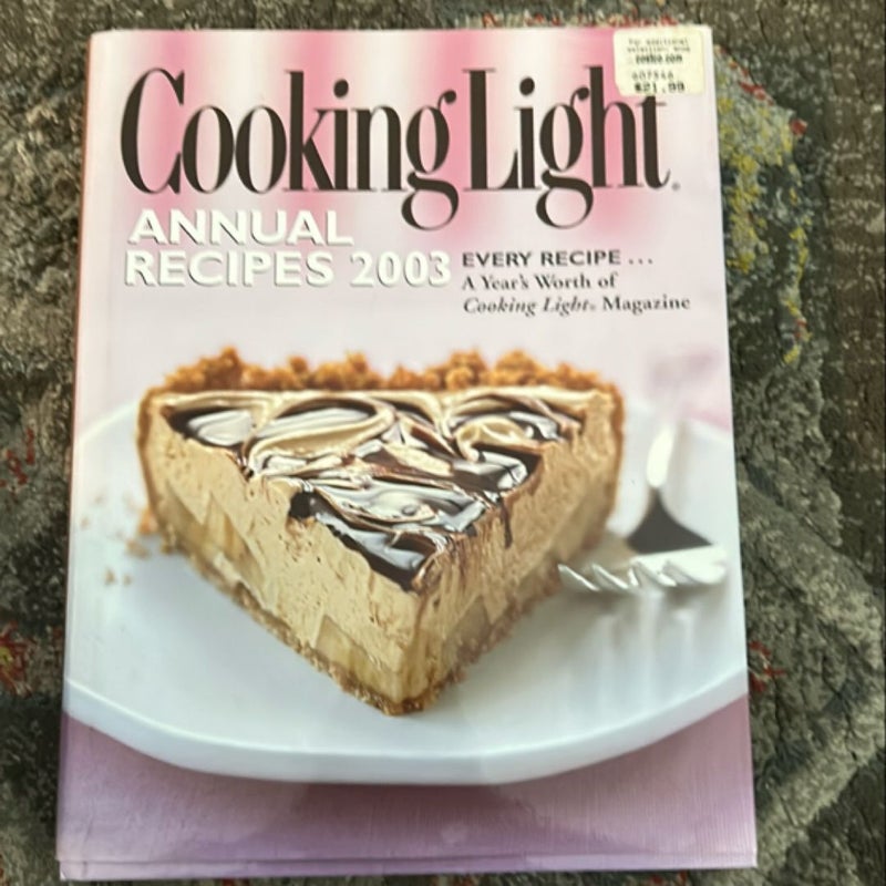 Cooking Light Annual Recipes 2003