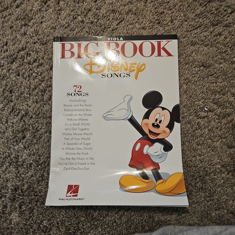 The Big Book of Disney Songs (viola) 