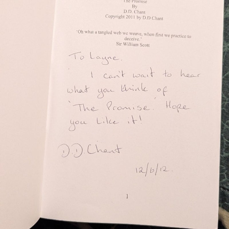 The Lady Quill Chronicles: The Promise 