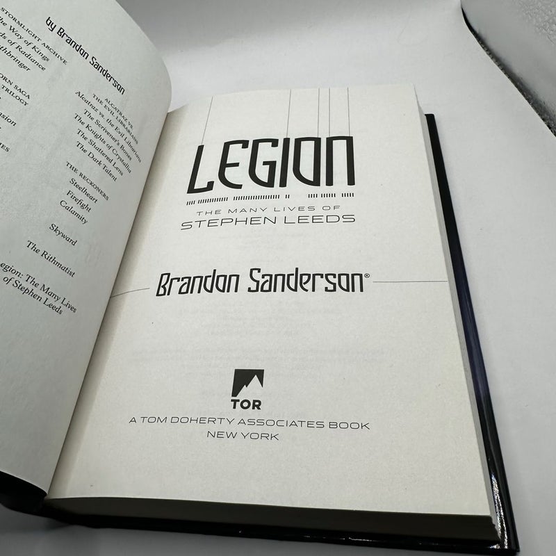 Legion: the Many Lives of Stephen Leeds (1st edition 1st printing)