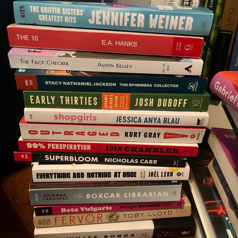 Free ARC on purchase over $20!