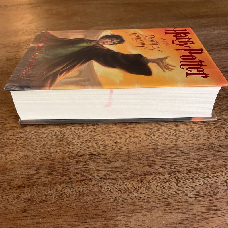 Harry Potter and the Deathly Hallows -first edition, first printing 