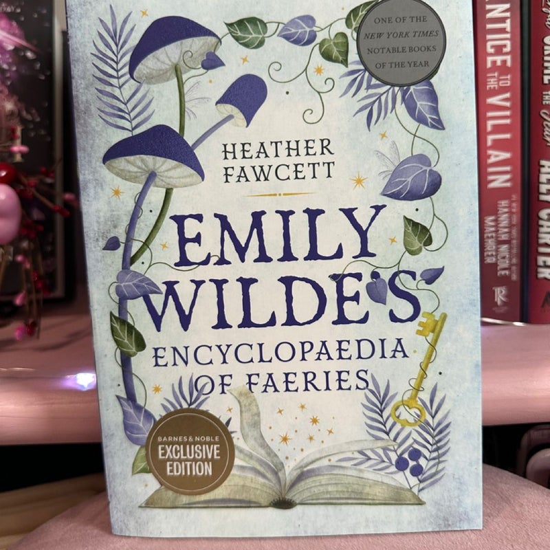 Emily Wildes Encyclopedia of Faeries by Heather Fawcett Barnes and Noble Exclusive 