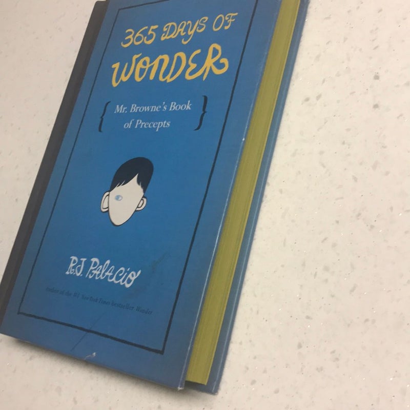 365 Days of Wonder: Mr. Browne's Precepts
