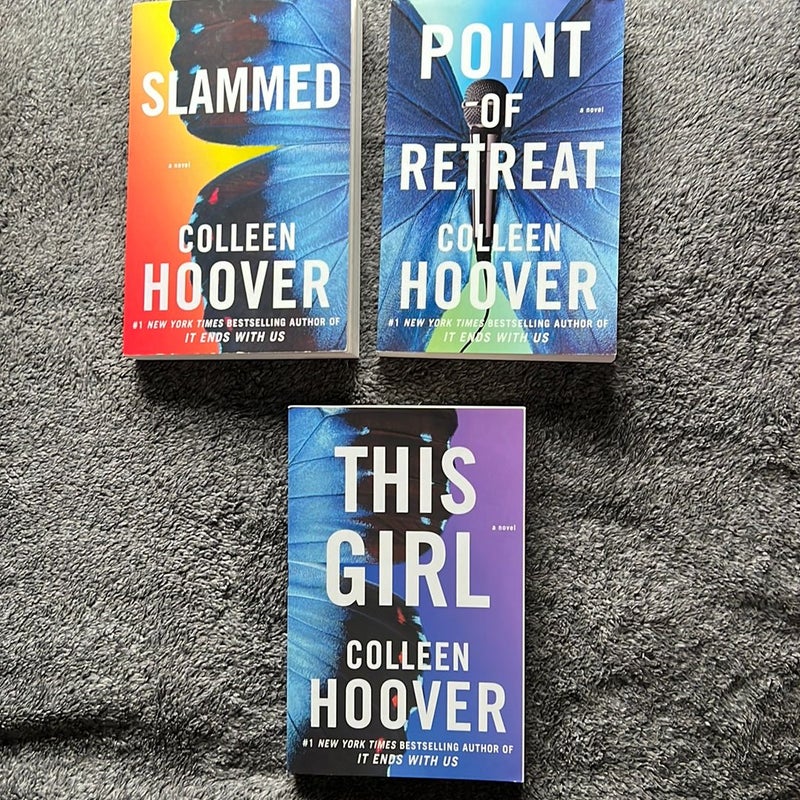 Colleen Hoover Slammed Boxed Set: Slammed, Point of Retreat, This Girl -  Box Set