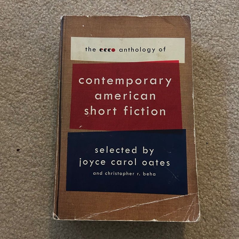 The Ecco Anthology of Contemporary American Short Fiction