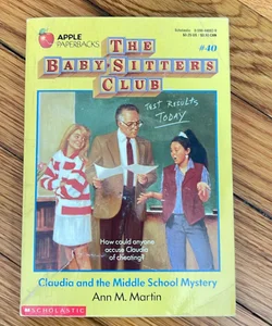 Claudia and the Middle School Mystery