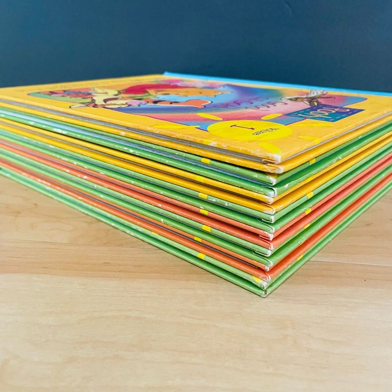 Disney’s Out & About Wolith Pooh, A Grow & Learn Library Bundle-Lot of 8; Volumes 1,2,4,5,6,8,9,11