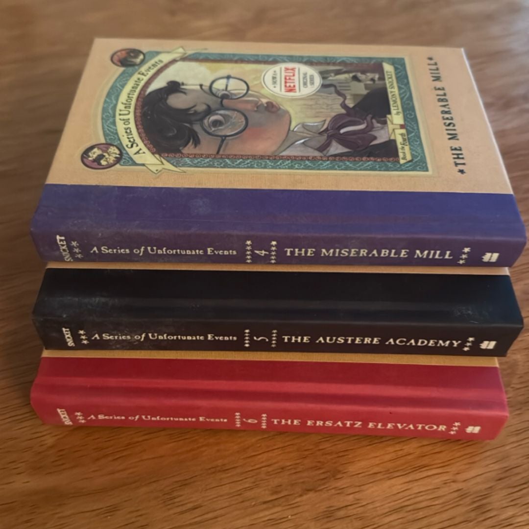 A Series of Unfortunate Events Bundle - Books 4 - 6