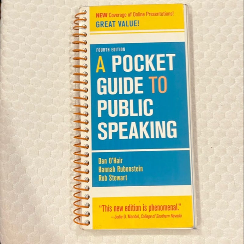 A Pocket Guide to Public Speaking