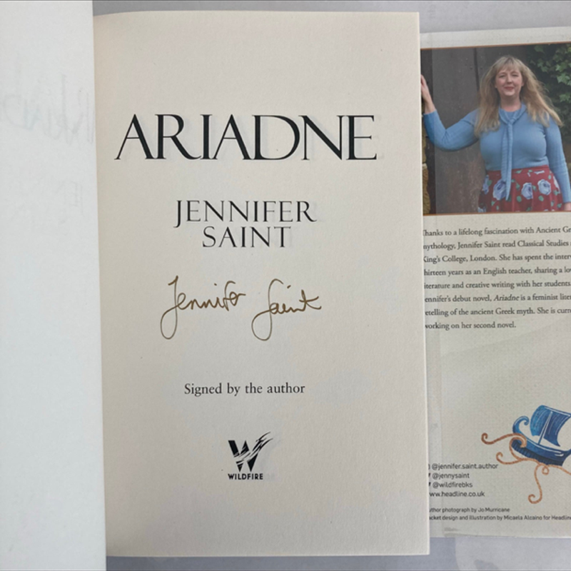 Ariadne Waterstones Exclusive SIGNED Edition