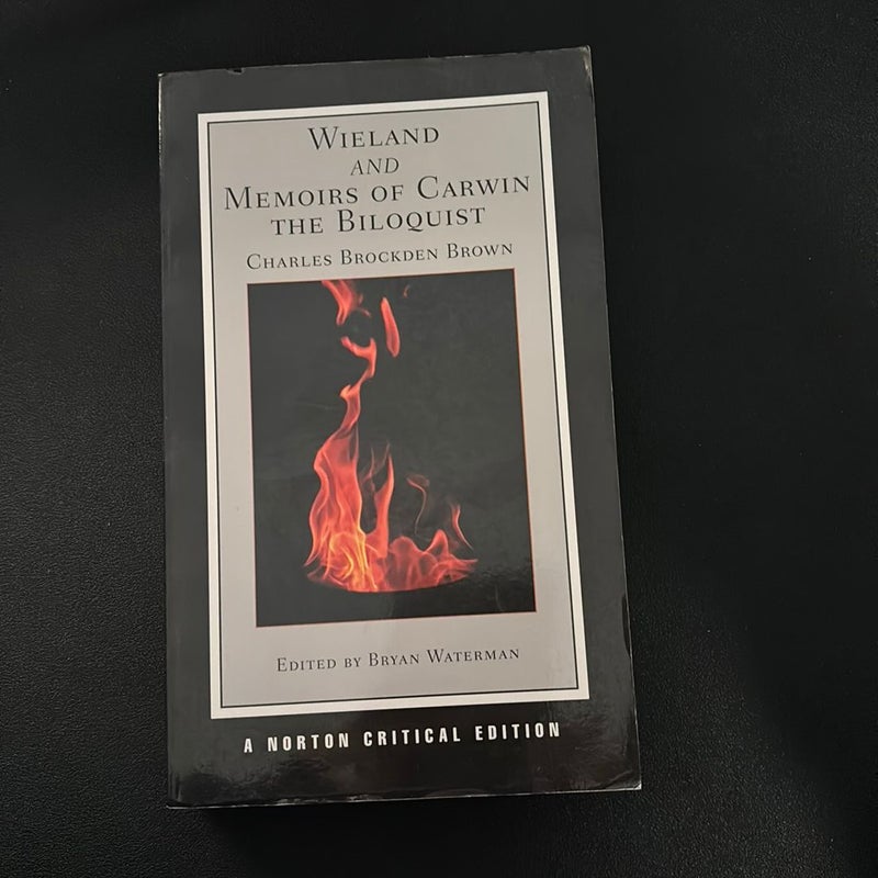 Wieland and Memoirs of Carwin the Biloquist