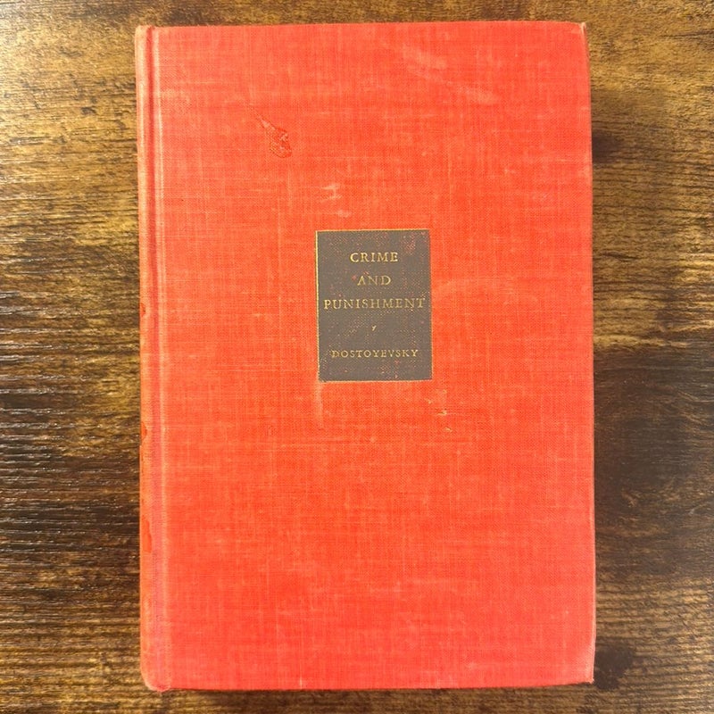Vintage Crime And Punishment Dostoyevsky 