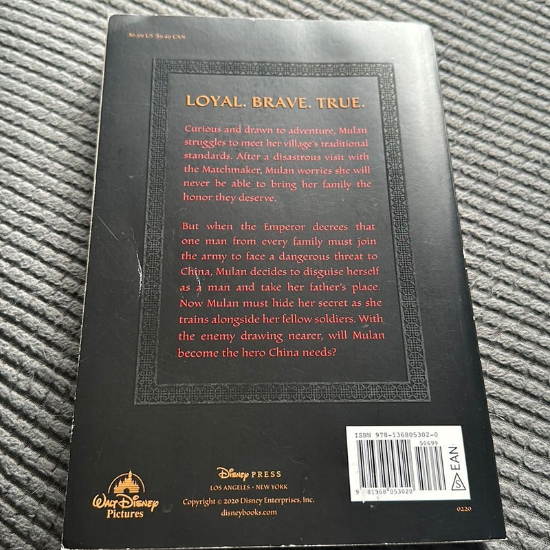 Mulan Live Action Novelization