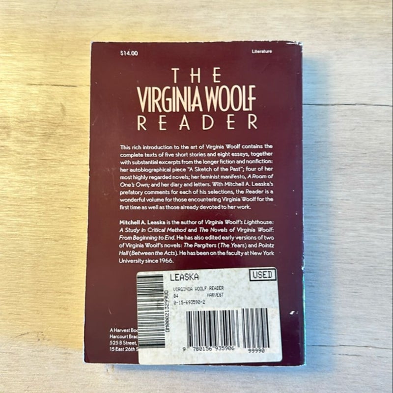 Virginia Woolf Reader