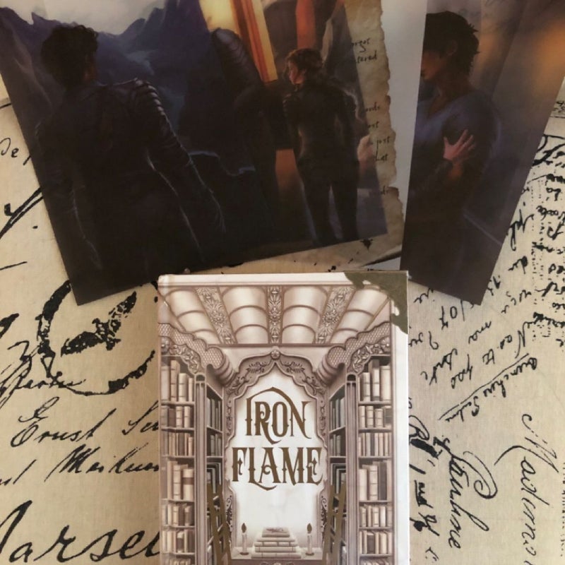 Iron Flame Exclusive Luxe Edition Bookish Box With Overlays