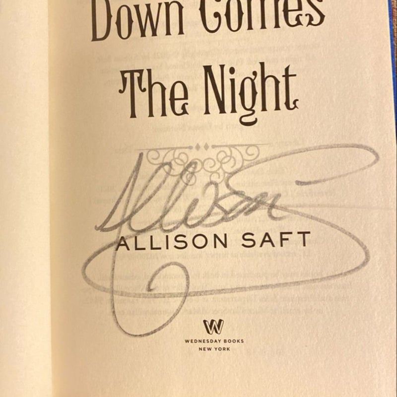 Down Comes the Night SIGNED