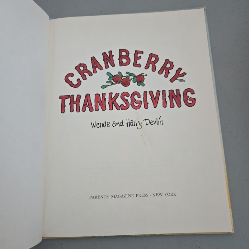 Cranberry Thanksgiving