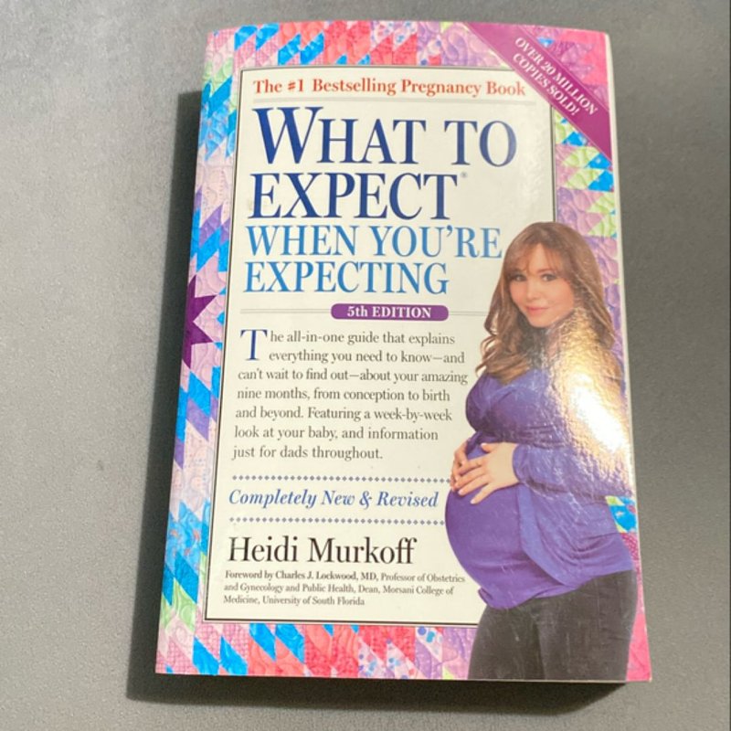 "What To Expect When You're Expecting" Paperback Book - Updated 2025 Edition By Heidi Murkoff
