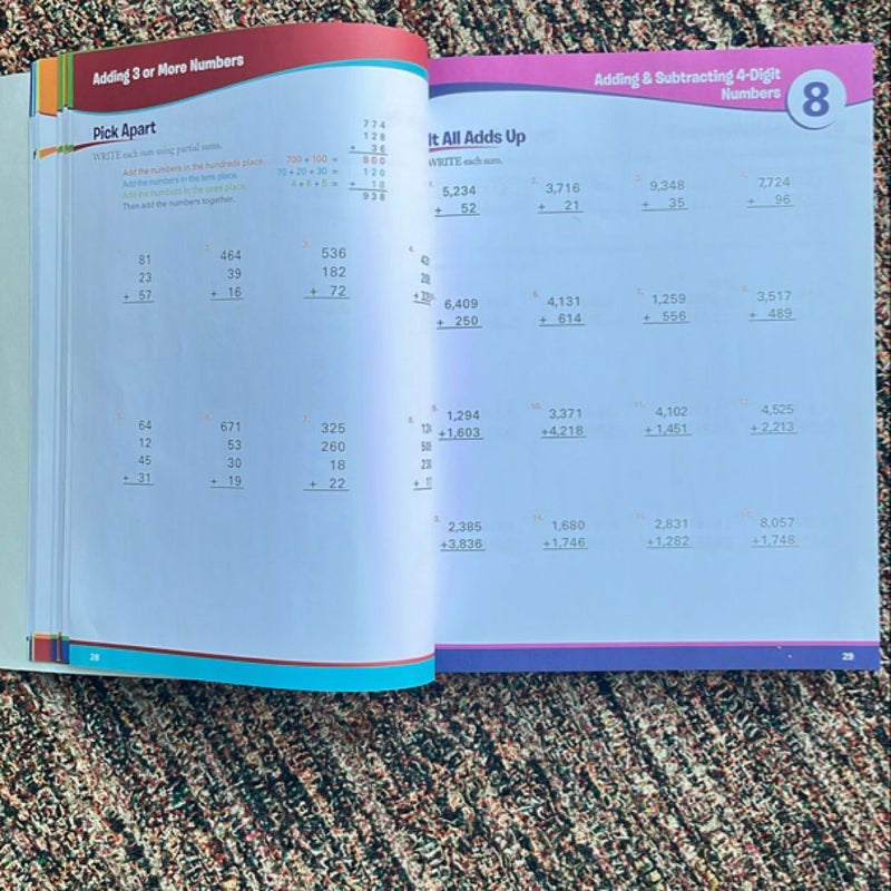 3rd Grade Jumbo Math Success Workbook