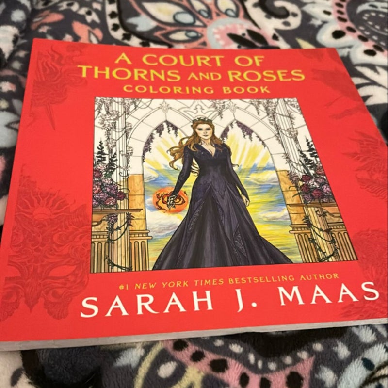 A Court of Thorns and Roses Coloring Book