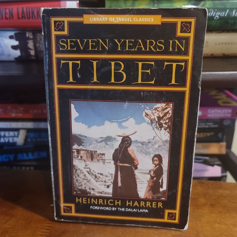 VINTAGE 1981 Seven Years In Tibet by Heinrich Harrer (with foreword by The Dalai Lama)